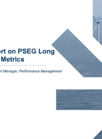 Report cover of the discussion of the year-end PSEG Long Island's 2023 Performance Metrics